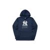 Nike Hoodie Logo Print Pullover Long Sleeve Front Pocket Kids Hoodies Navy-Blue 3Z3B7SBHE-NYY