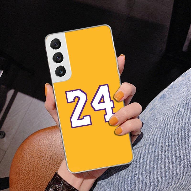 Basketball 23 24 8 Number Phnoe Case for Samsung Galaxy S26 S25 Edge S23 S24 Ultra S22 Plus S21 S20 FE Unique Cover Soft Coque G