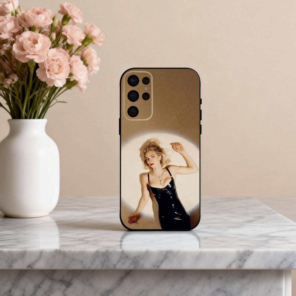 КРУТОЙ V-Ванесса K-Кирби Актриса Чехол для Телефона Для Samsung S25,S24,S21,S22,S23,S30,Ultra,S20,Plus,Другие Мягкий Черный Чехол