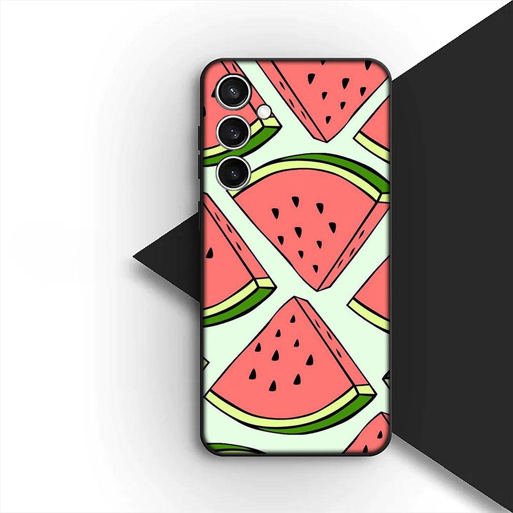 Cherry Strawberry fruit Summer Avocado Lemon Cover for Samsung Galaxy S25 S24 S23 FE Ultra Plus S7 Edge S25+ S23+ A56 5G Case