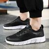 2025 New Mesh Sneakers Large Size Men's Shoes Summer Breathable Mesh Shoes Fashion Mesh Running Shoes Spot