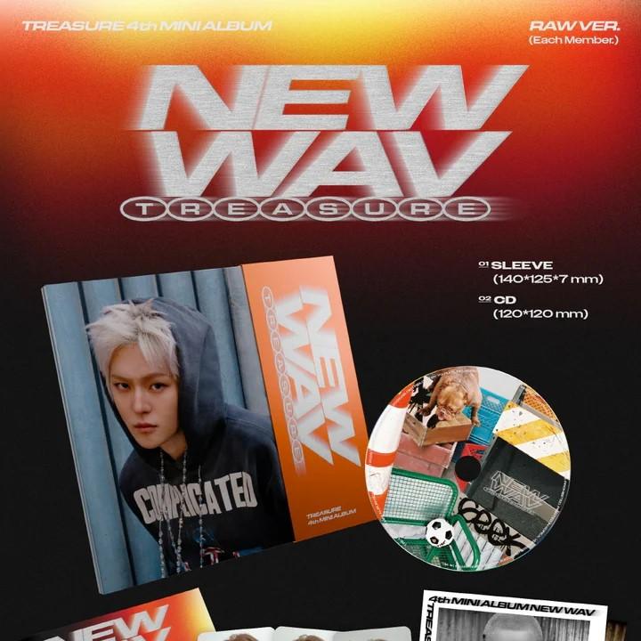 TREASURE [NEW WAV] 4-й мини-альбом RAW