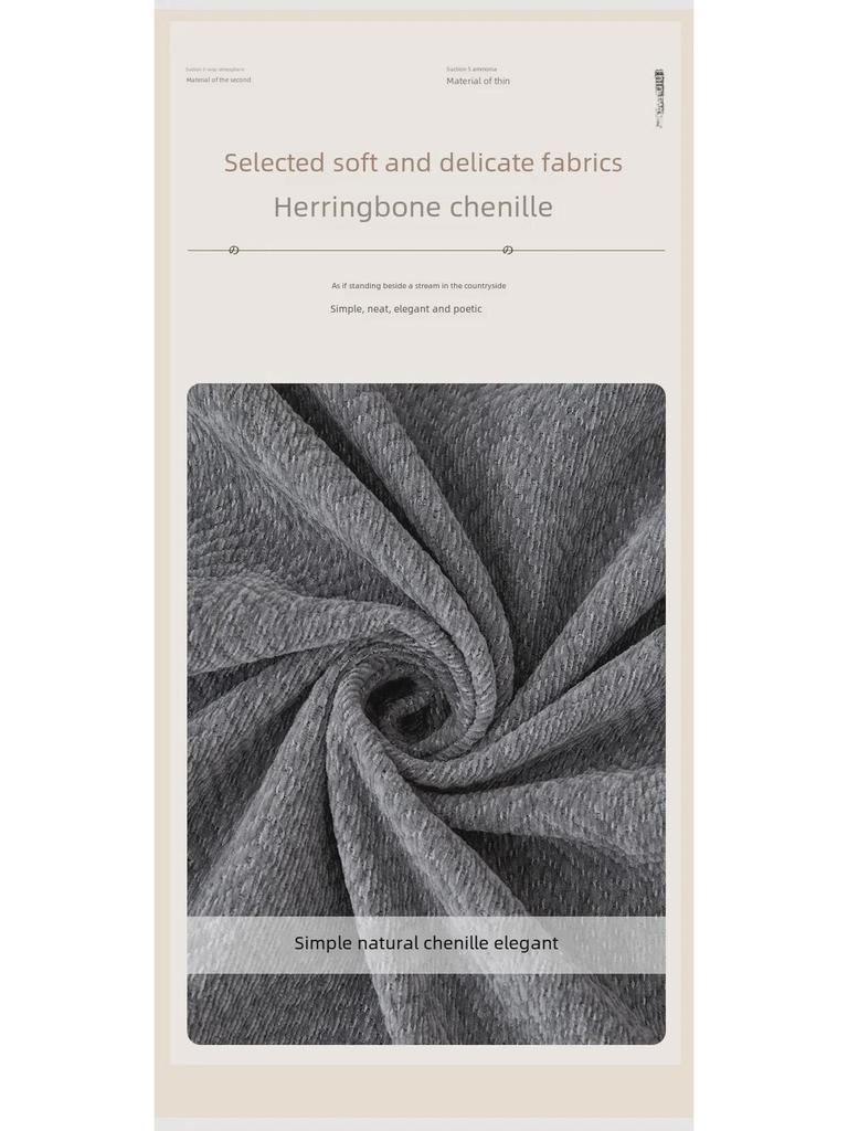 Чехол для дивана из водонепроницаемой ткани с защитой от кошек из шенилла для всех сезонов