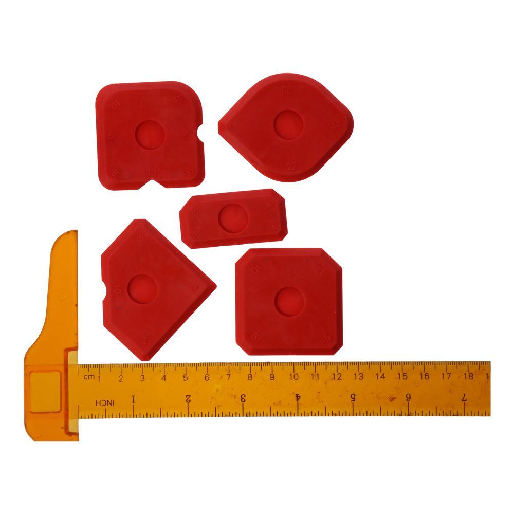 Red Caulking Tool Silicone Grouting Scraper Convenient Silicone Sealant Tool  Home