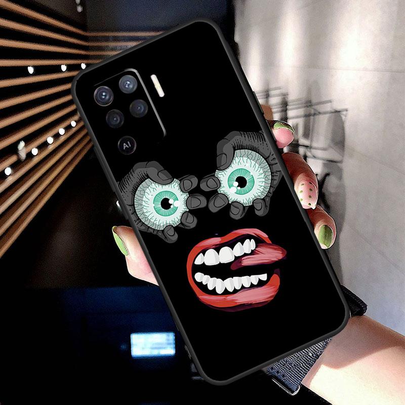 Чехол-рукавица 'Глаз Монстра' для Oppo A5 Pro A15 A17 A57 A77 A18 A38 A58 A78 A98 A94 A74 A54 A16 A76 A96 A40 A60 A80
