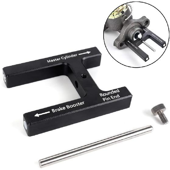 BARTOO Brake Adjustment Tool Brake Booster Push Rod Adjustment Tool Master Cylinder Push Rod Length Gauge Suit For Most Brake Boosters With