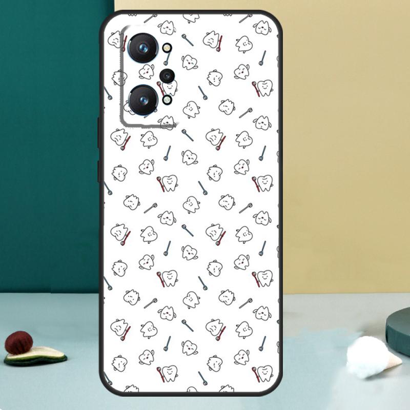 Чехол для Realme GT 7 Pro GT 5 6 6T C67 C61 C55 C53 C51 C21Y C25S C75 10 11 12 13 14 Pro Plus с рисунком 'Стоматолог Зуб'