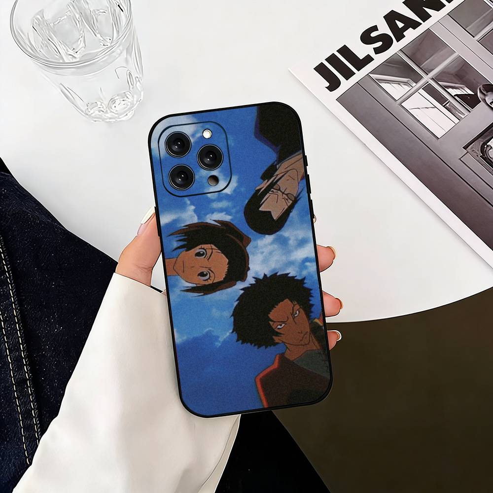 S-Samurai Champloo Anime Phone Case Silicone Soft For IPhone 17 16 15 14 13 12 11 X XR Plus Pro Max Plus