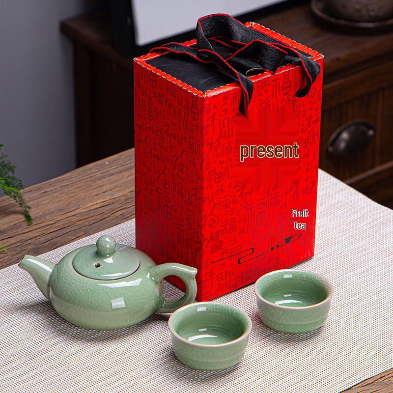 Ge Kiln Ru Kiln Style Ceramic Tea Set Gift Box