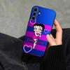 B-Бетти Милый B-Буп Чехол для телефона Samsung S25, S24, S21, S22, S23, S30, Ultra, S20, Plus, Fe, Note, 10, 9, 5G Черный Чехол