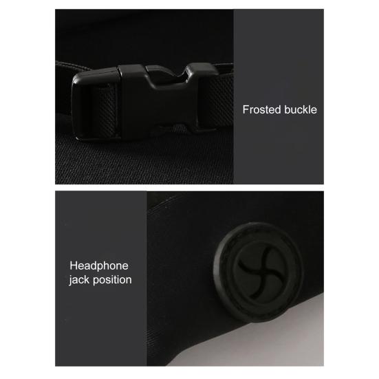 Спортивная поясная сумка с двойными карманами, большой вместимости, многофункциональная, водонепроницаемая, регулируемая сумка для хранения, портативный унисекс держатель для телефона, для бега