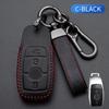 Genuine Leather Car Key Case for Mercedes Benz E C G M R S Class W204 W212 W176 GLC CLA GLA AMG Cover Keychain Car Accessories