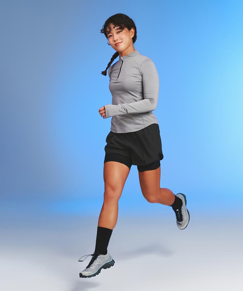 MUSINSA STANDARD SPORTS Dryact 2-In-1 4-Inch Shorts Women (2 Colors)