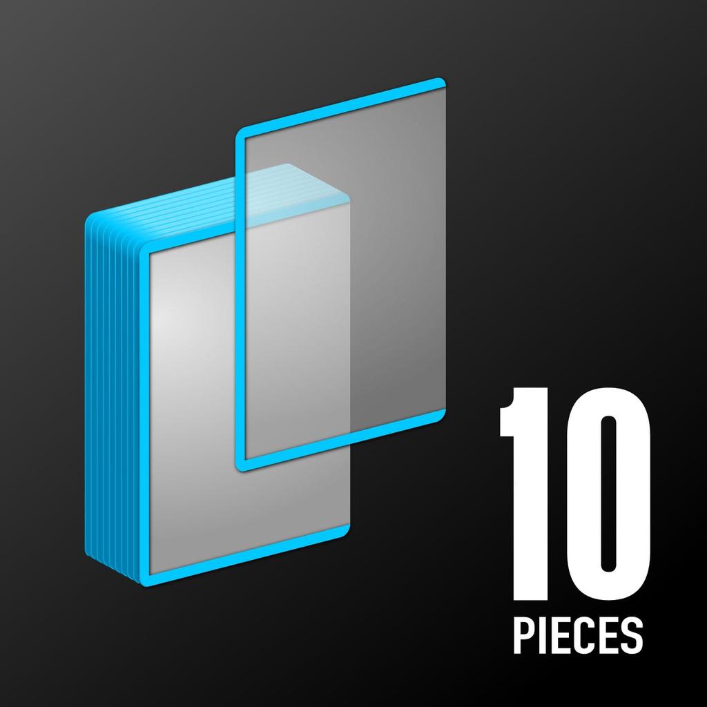 Allone Side Loader 10 Sheets Sky Blue 70 x 100mm Card Sleeve Protects and Storage from Scratches and Dirt Also Can Be Used to Mail Trading and Flea