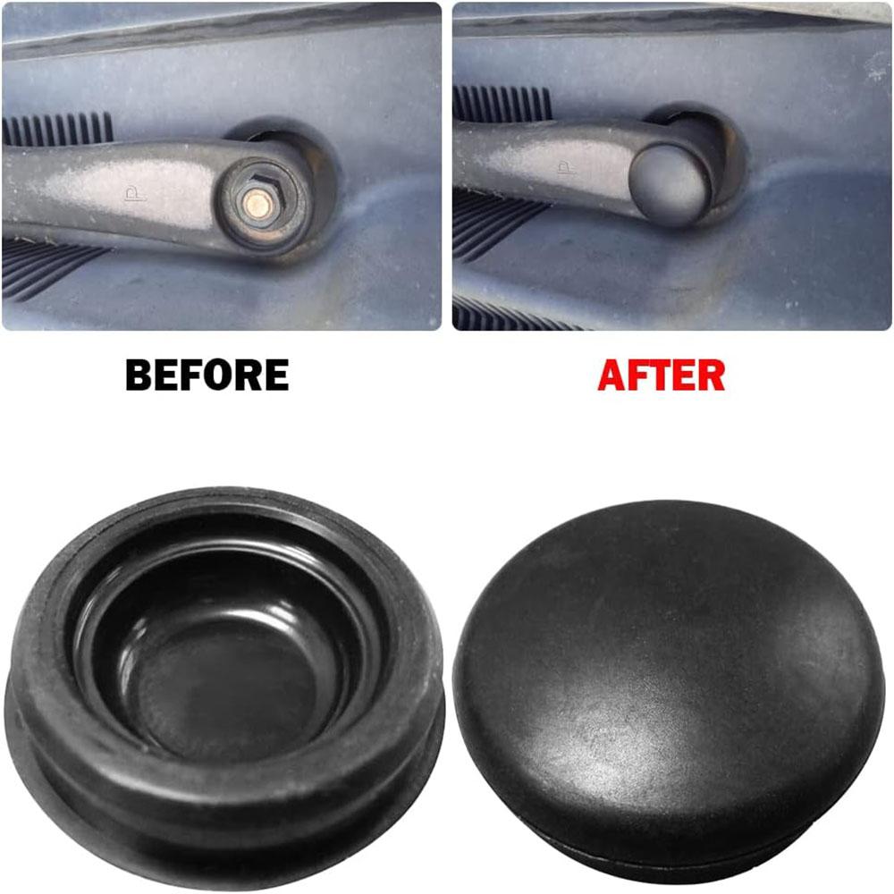 2x Windshield Wiper Arm Nut Cap For Hyundai I30 Kia Optima Rio Rio5 Soul Spectra