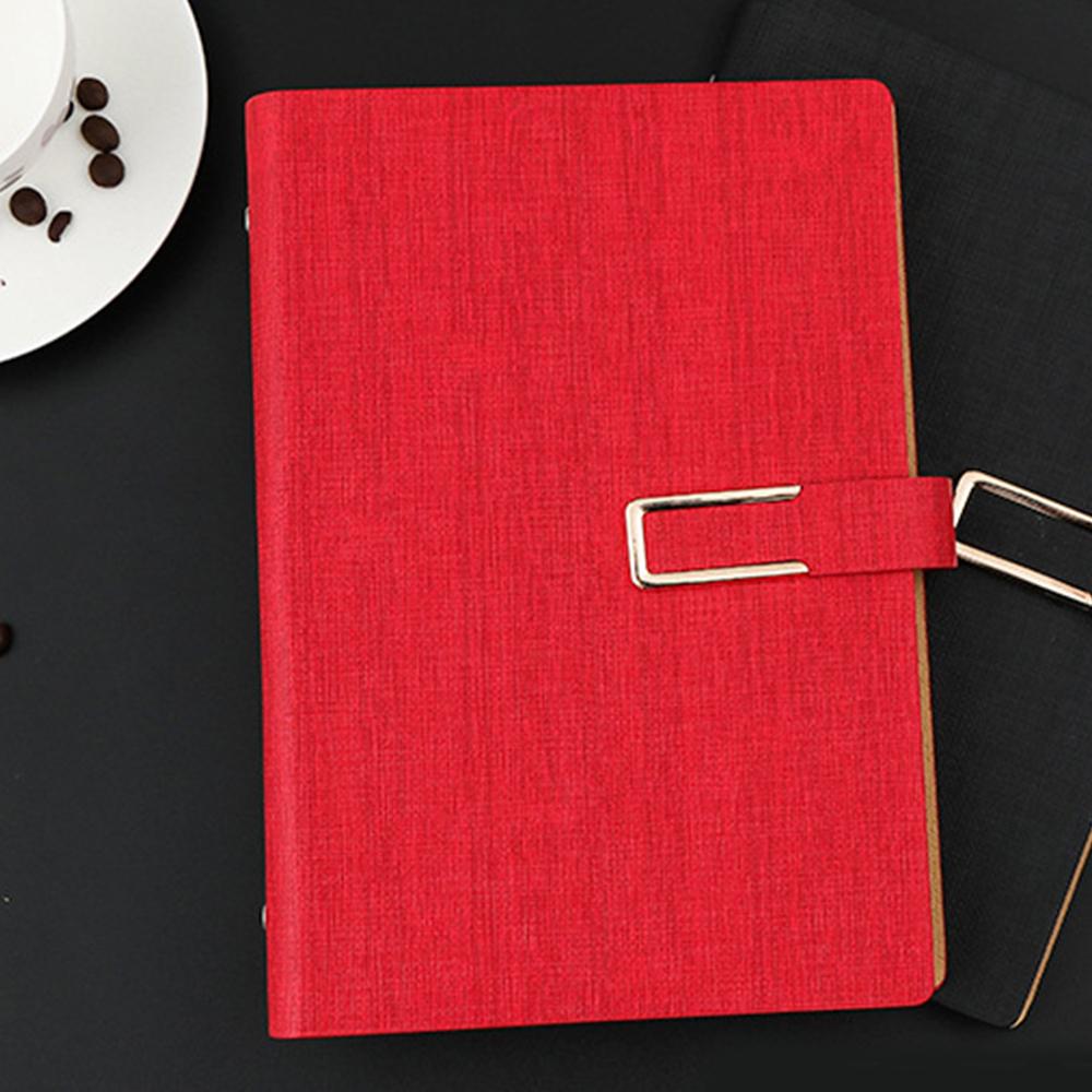 (Логотип можно выгравировать) Студенческий блокнот из тканевого материала формата А5, блокнот с отрывными листами, книга для записей деловых встреч, дневник, пряжка для предметного блокнота