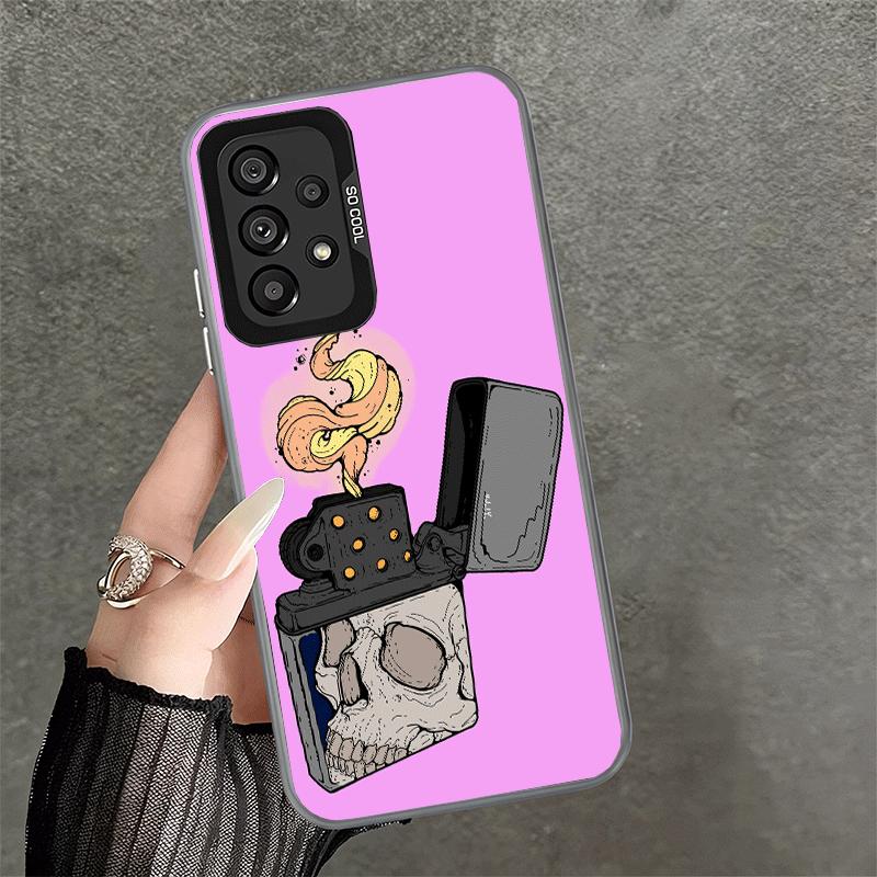 Lighter Cool Pattern Soft Phone Case for Samsung A17 A16 A15 A14 A13 A57 A56 A55 A54 A53 A37 A36 A35 A34 A33 A26 A25 A24 A23 A52