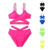 Комплект купальника бикини для девочек - Подростковый раздельный купальник для детей старшего возраста