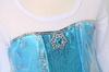 Frozen Elsa Cosplay Set Kids Costume Girls 130cm (Dress, Cloak, Dress, Tiara)