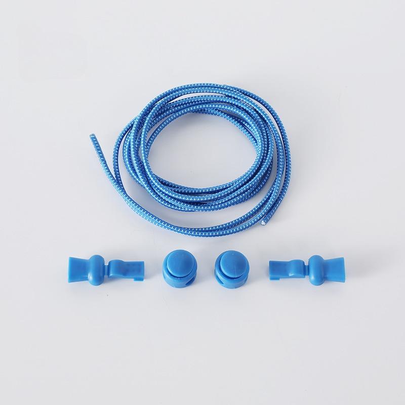 1 комплект Эластичные шнурки Эластичные Противоскользящие Без завязывания Ленивые шнурки Эластичный фиксатор Круглый фиксатор Быстрые шнурки для ходьбы Аксессуары для обуви