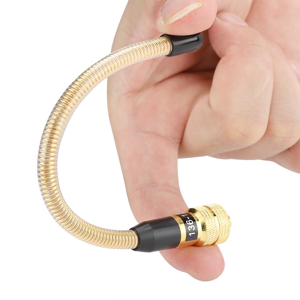 SMA Золотая Женская Гибкая Пружинная Антенна VHF для Радиостанции Kenwood Baofeng Puxing TYT Walkie Talkie