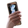 For Samsung Galaxy Z Flip7 FE 5G/Z Flip6 5G Case Vintage Leather+PC Slim Fit Phone Cover
