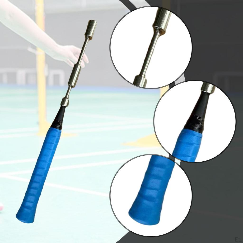 Помощь для свинга бадминтонной ракеткой Увеличение силы Портативный с обмоткой ручки Инструмент для тренировок