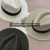 Unisex Panama Straw Sun Hat with Wide Brim, UV Protection, and Adjustable Fit