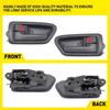fits 97 Toyota Camry Interior ide Door Handle Trim Front Rear LH RH Gray Set