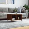 VidaXL Coffee Table Brown Oak 60x50x36.5 Cm Engineered Wood 830539