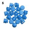 Double Holes Sportswear Accessories Toggle Clip Cord Lock Bean Apparel Shoelace Plastic Stopper