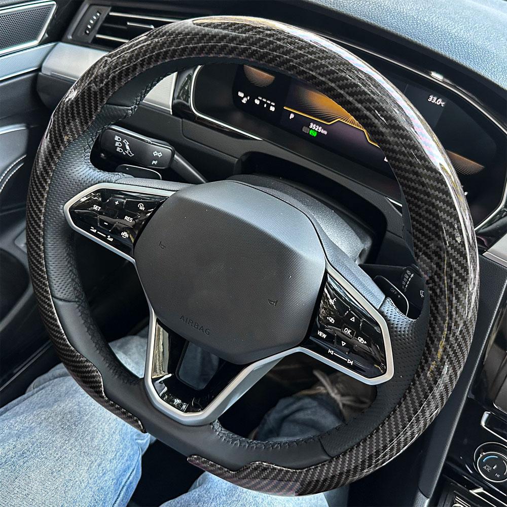For Suzuki Steering Wheel Cover Carbon Fiber For Swift Vitara S-Cross Dzire Baleno Ertiga Alto Jimny Carry Car Accessories