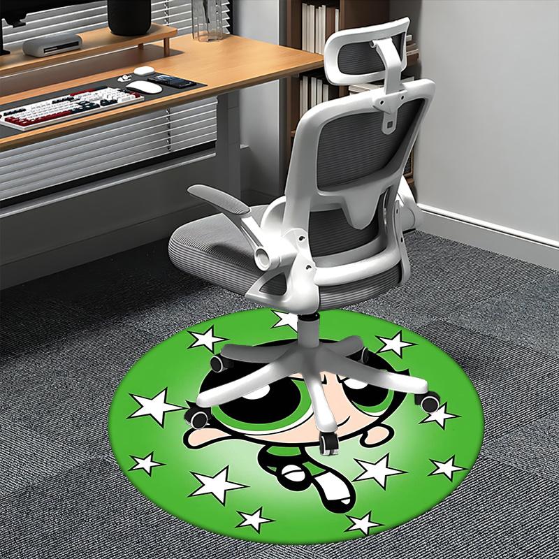Powerpuff Girls,Buttercup Chair mat Round Rug Office carpet, Non slip, Suitable for Living Rooms, Bedrooms,Decor1205775a