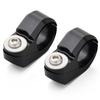 Aluminum Billet Motorcycle Clamp Bar Accessories Cross Bar Clamp Set Set of 2 Black 99445