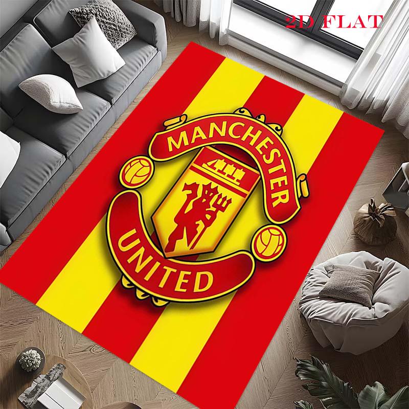 Ковер Man Utd для гостиной, спальни, дома, украшение дивана, нескользящий коврик для детских игр
