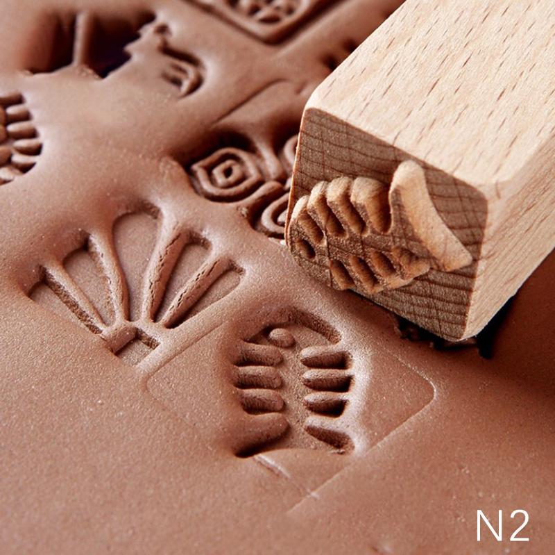 Резные деревянные штампы ручной работы. Печать на деревянной печати. ​​Блоки для глиняной керамики своими руками.