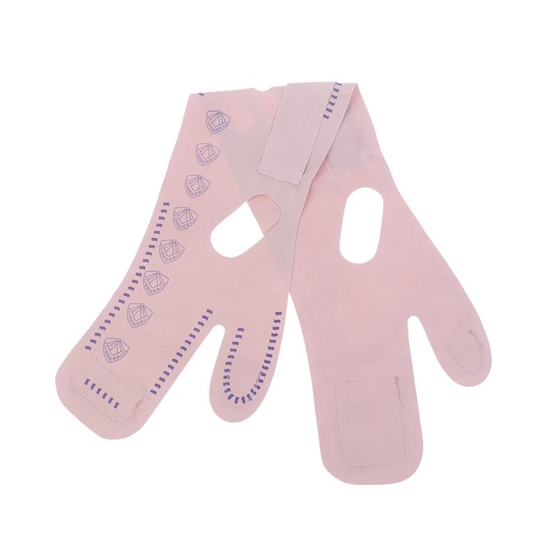 Женский бандаж для похудения подбородка и щек, подтягивающий пояс, двухслойный V-образный формирователь для лица, ремешок для лица против морщин, уход за кожей, косметические инструменты