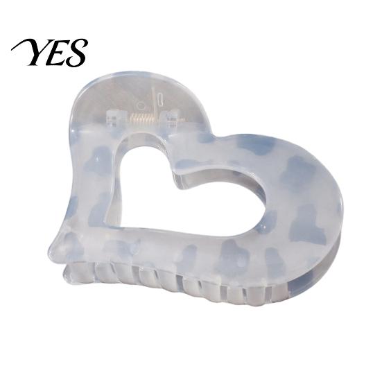 Gift for Girlfriends And Friends Heart/Star Shape Hair Claw Clips Women, Non-Slip Clip Non Slip Matte Jelly Accessories Styling Daily Commuting Casual