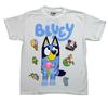 Bluey New Adult T-Shirt - Bluey With Her Favorite Things