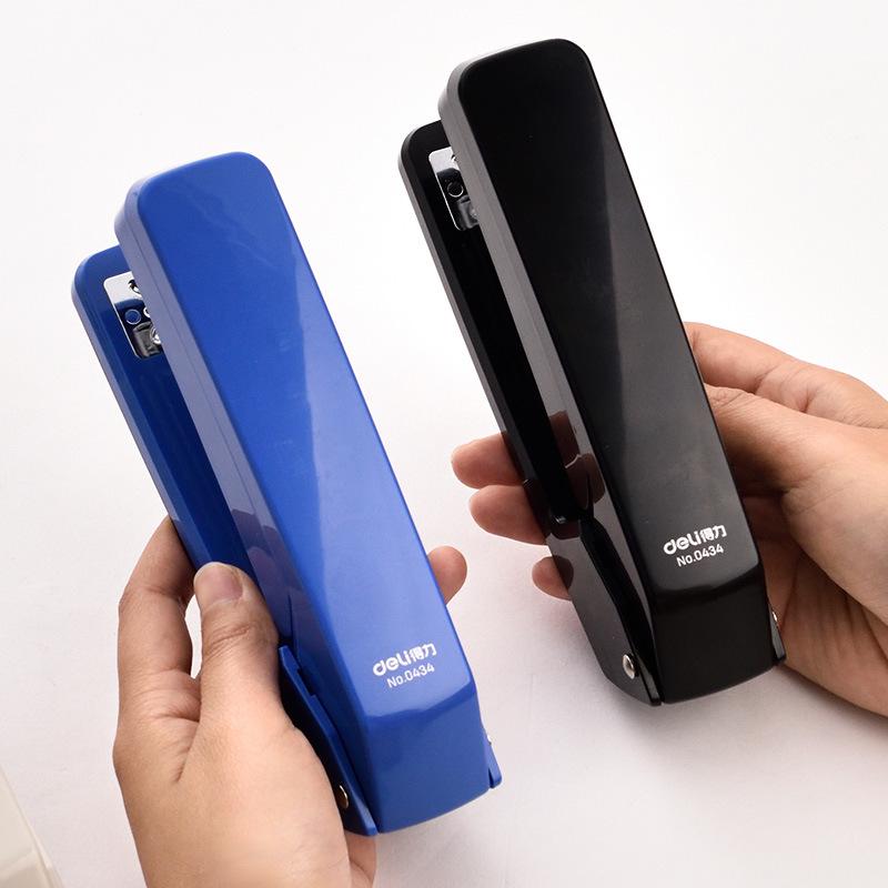 Deli Вращающийся на 360° степлер, не требующий больших усилий, для студентов и офисов