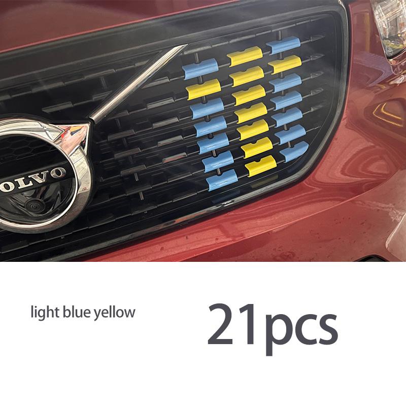 Для volvo xc60 s90 xc40 xc90 v40 s60 v60 v90 v60CC V90CC RD Sports version Китайская сетка трехцветная полоса декоративная наклейка на автомобиль