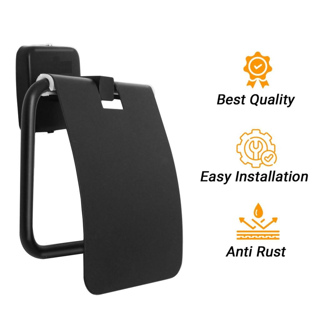 Держатель для туалетной бумаги для ванной комнаты – Настенный держатель для салфеток из нержавеющей стали, устойчивый к ржавчине, держатель для туалетной бумаги | Современный и прочный дизайн