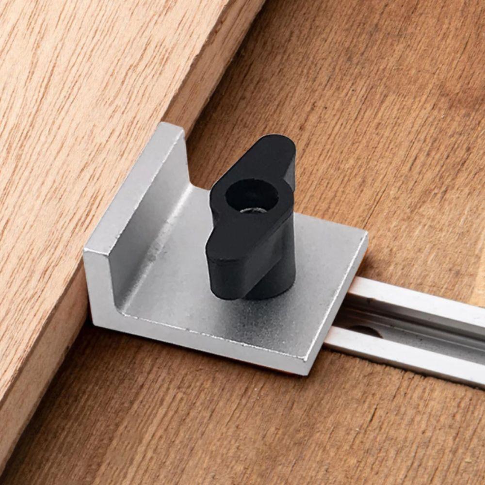 4 Pcs Set Short Stop Kit Silver Color Bi-Directional Stop Universal Fit Stop Workshop Equipment