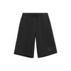 Li Ning Sports Lifestyle Series Letter Print Loose Straight Shorts Men Shorts Black AKSS841-1