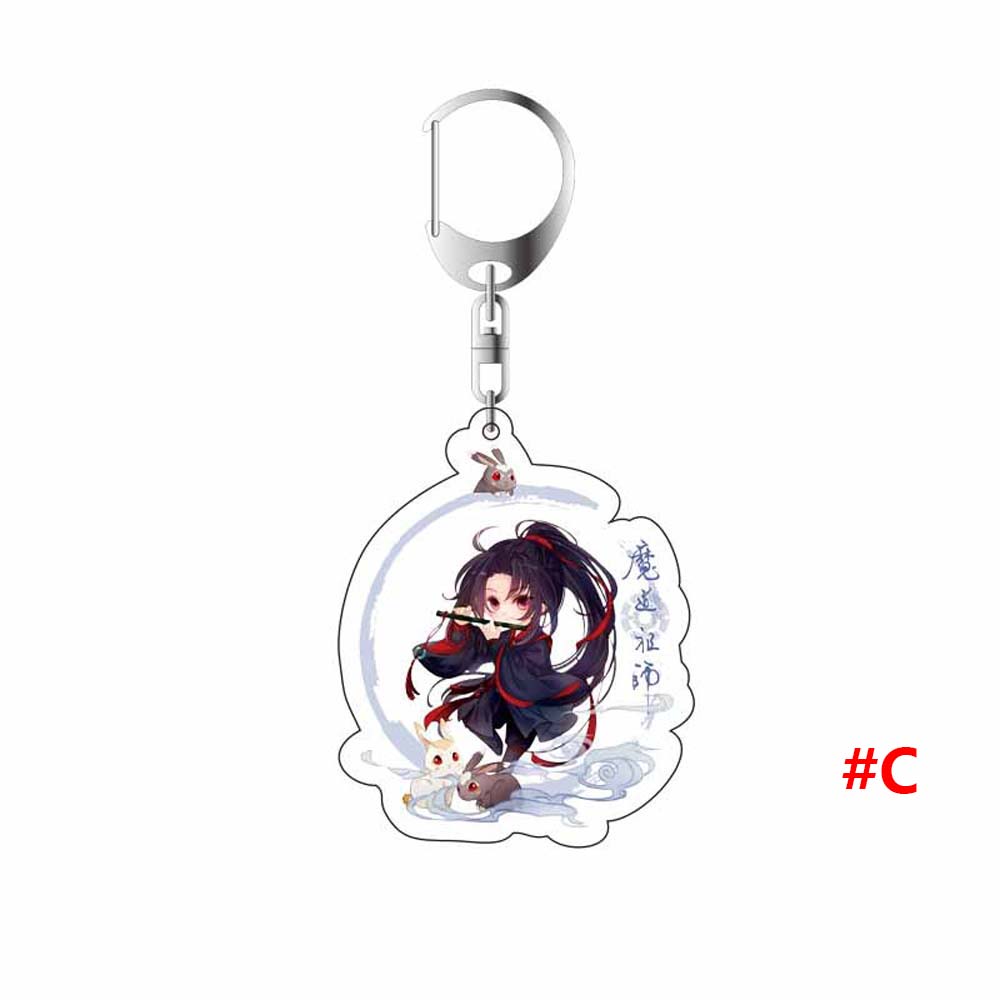 Car Interior Accessories Wei Wuxian Acrylic Keychain Key Rings Key Ring Holder Mo Dao Zu Shi