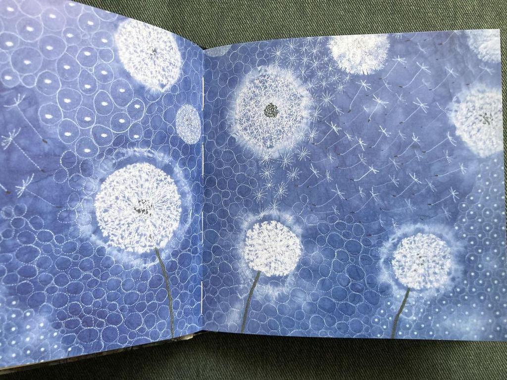 [USED] Textile art collection Nature Plants Books