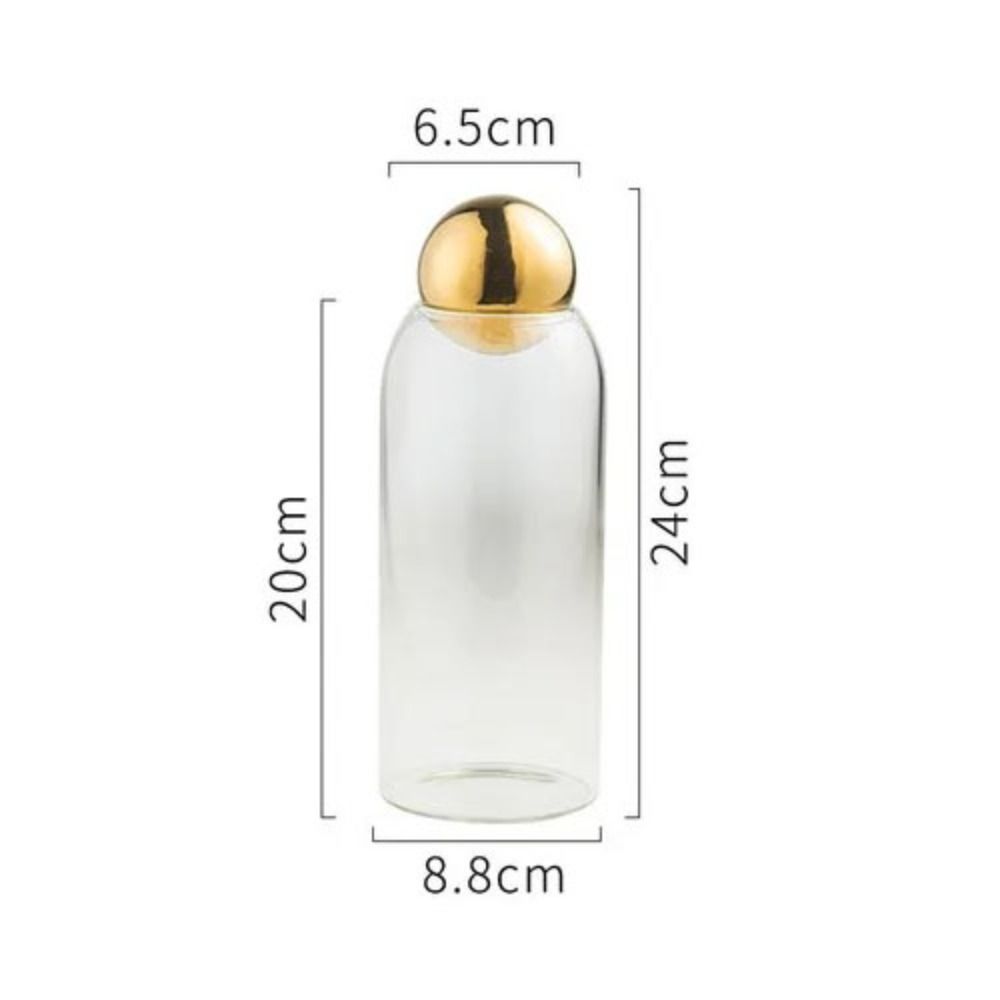 Стеклянная банка для хранения продуктов, прозрачный контейнер для еды, практичная канистра для чая, кофе, сахара, бытовая