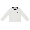 Кремовый комбинированный футболка Saegae T-shirt T54kbT080