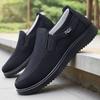 Обувь мужская обувь новая осенняя универсальная обувь на одной педали обувь для папы удобная мягкая подошва старая пекинская тканевая обувь
