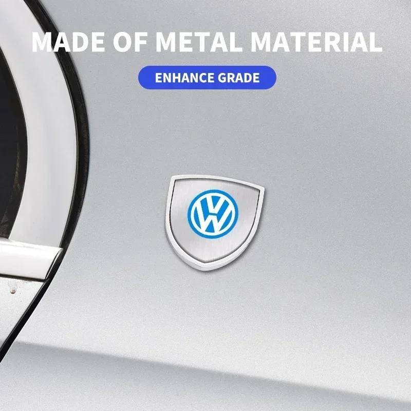 For VW Hot 2025 New 3D Metal Car Body Fender Emblem Shield Stickers Decor Auto Accessories For VW Volkswagen Golf 4 5 7 6 3 mk4